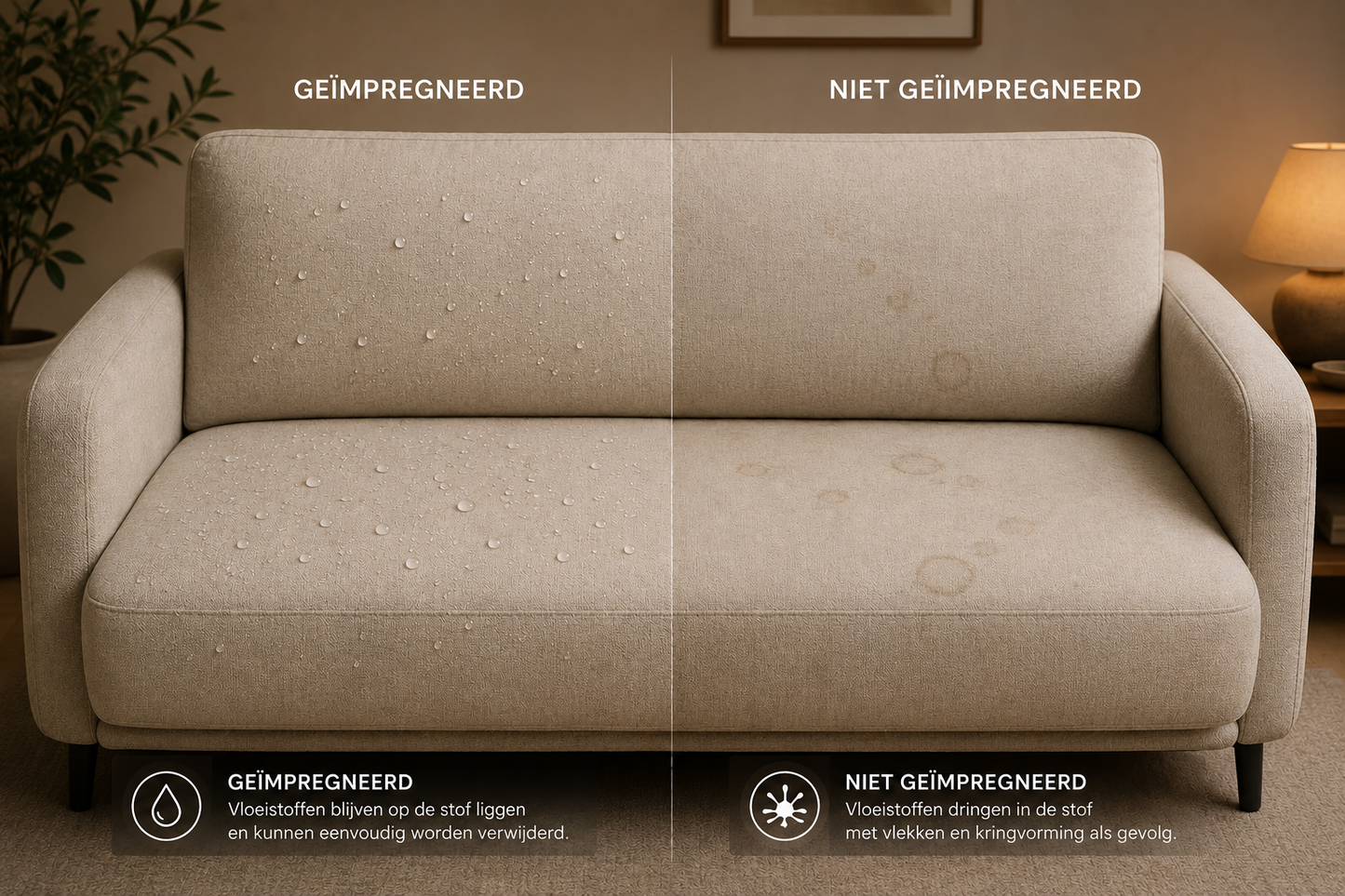 impregnatiebehandeling (vuil- en waterafstotend)