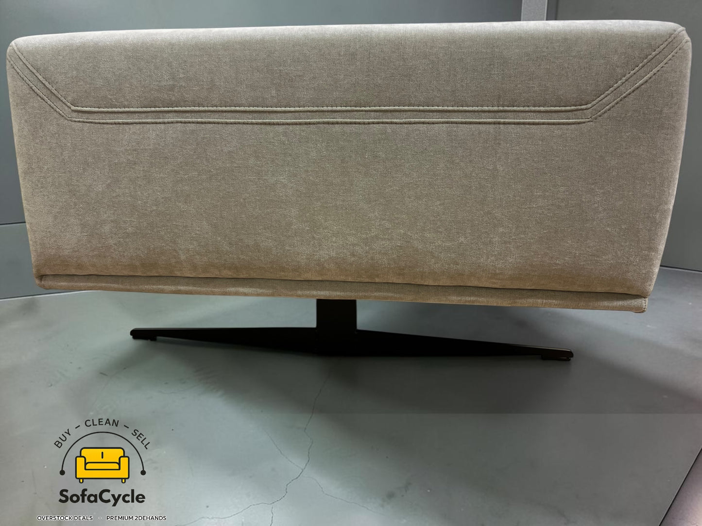 Amalfi hoekzetel grijs met hoofdsteun, hoek L – overstock