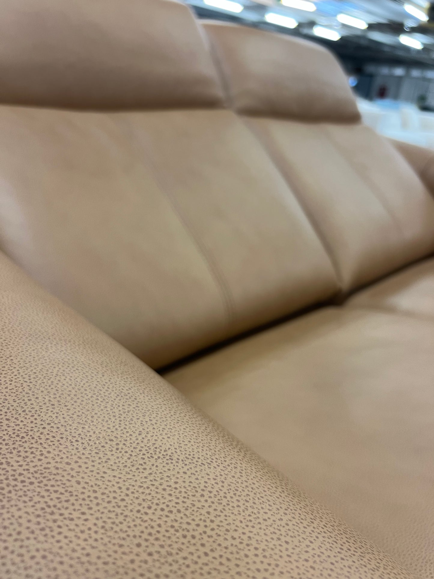 Medalounger 2-zit cognac met relaxfunctie – tweedehands