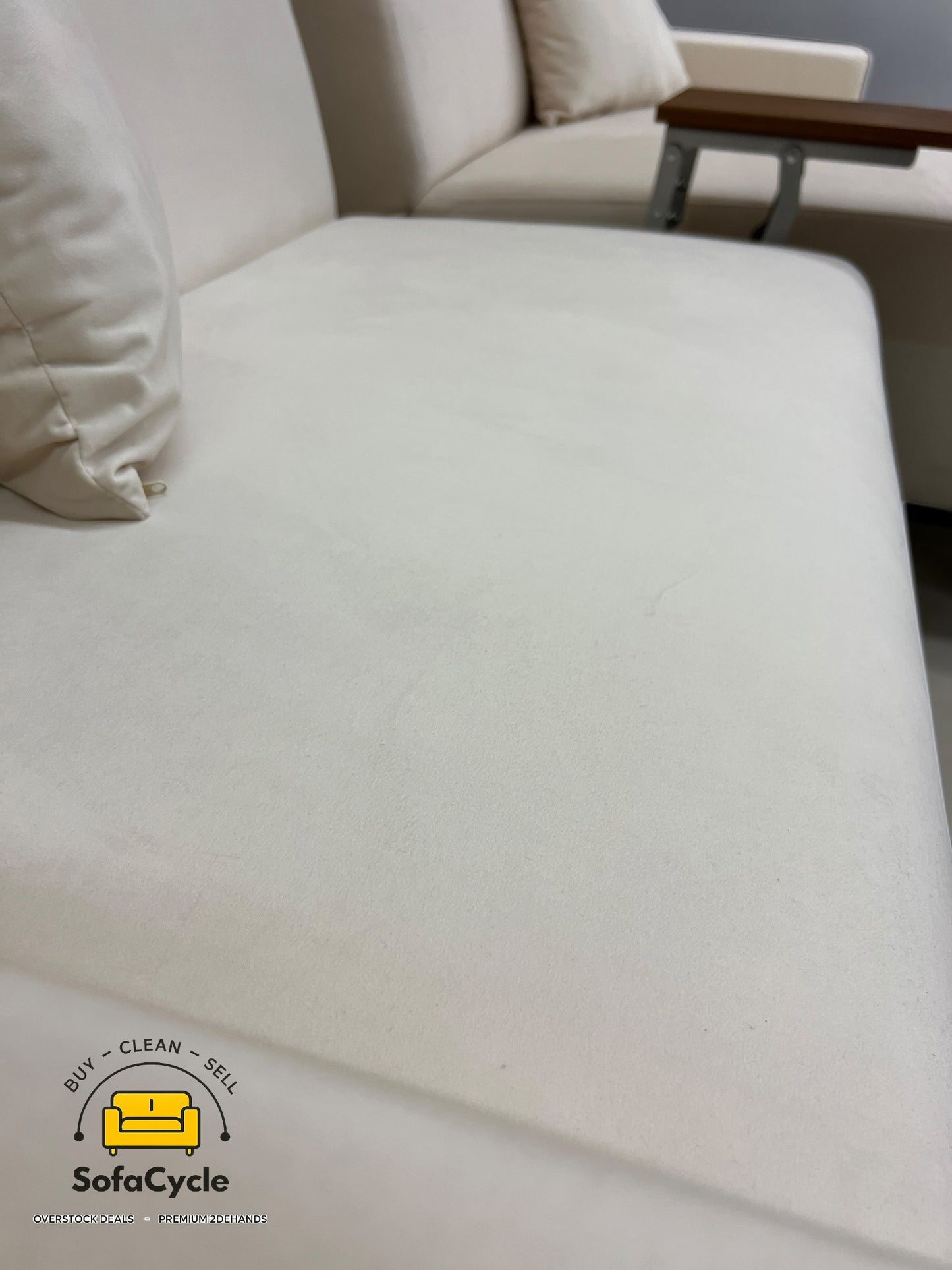 Chateau d'Ax hoekzetel beige met opbergkoffer – overstock