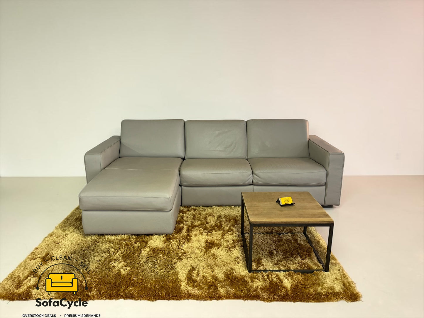 Editions hoekzetel beige met slaapfunctie – tweedehands