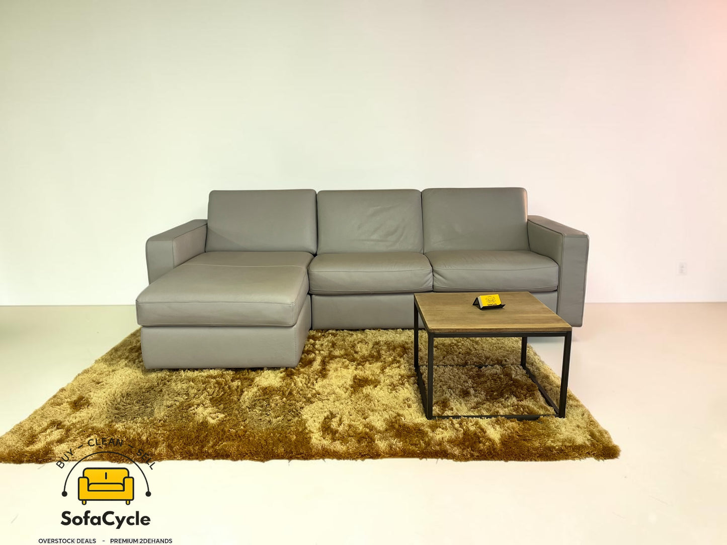 Editions hoekzetel beige met slaapfunctie – tweedehands