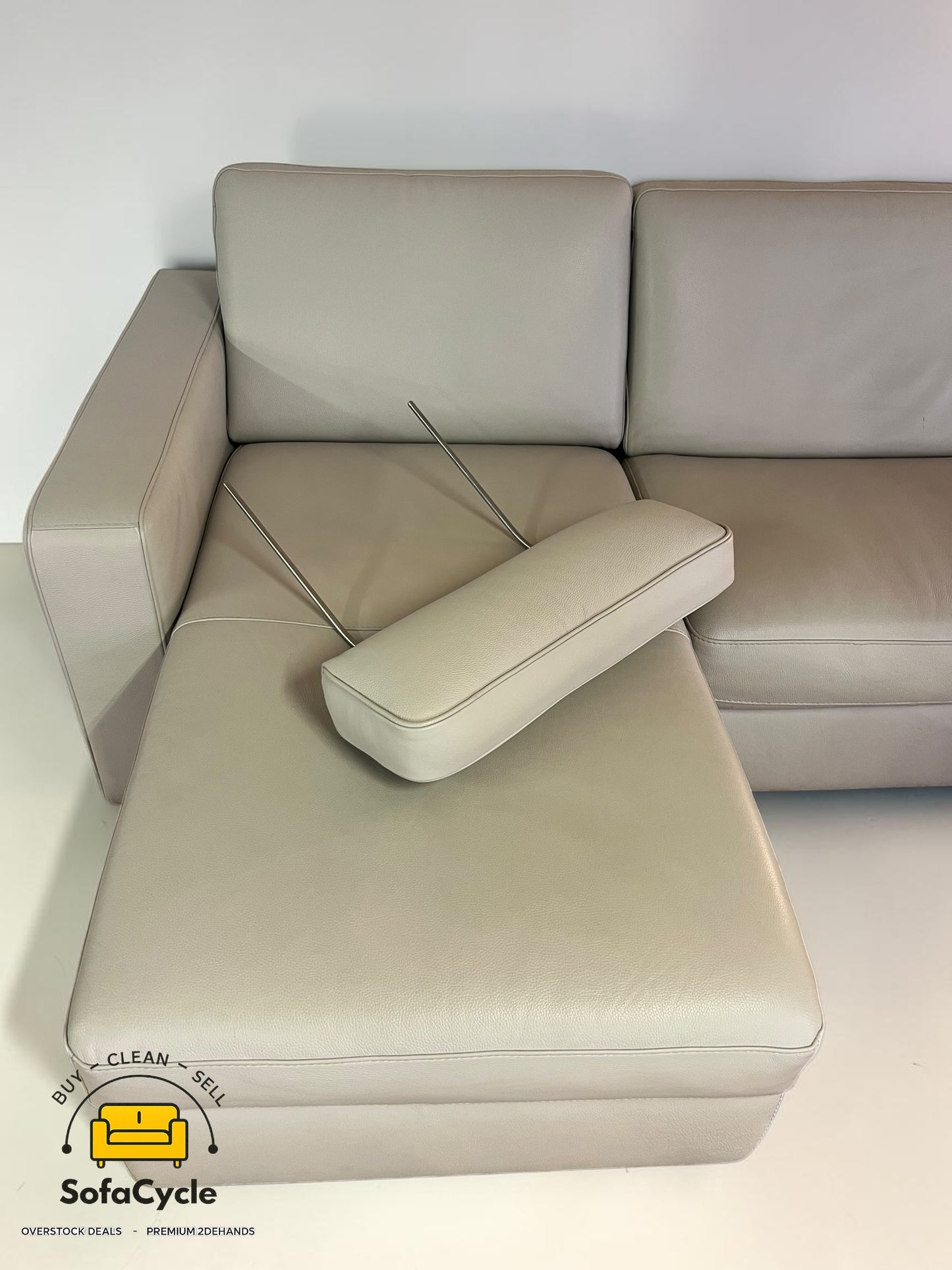 Editions hoekzetel beige met slaapfunctie – tweedehands