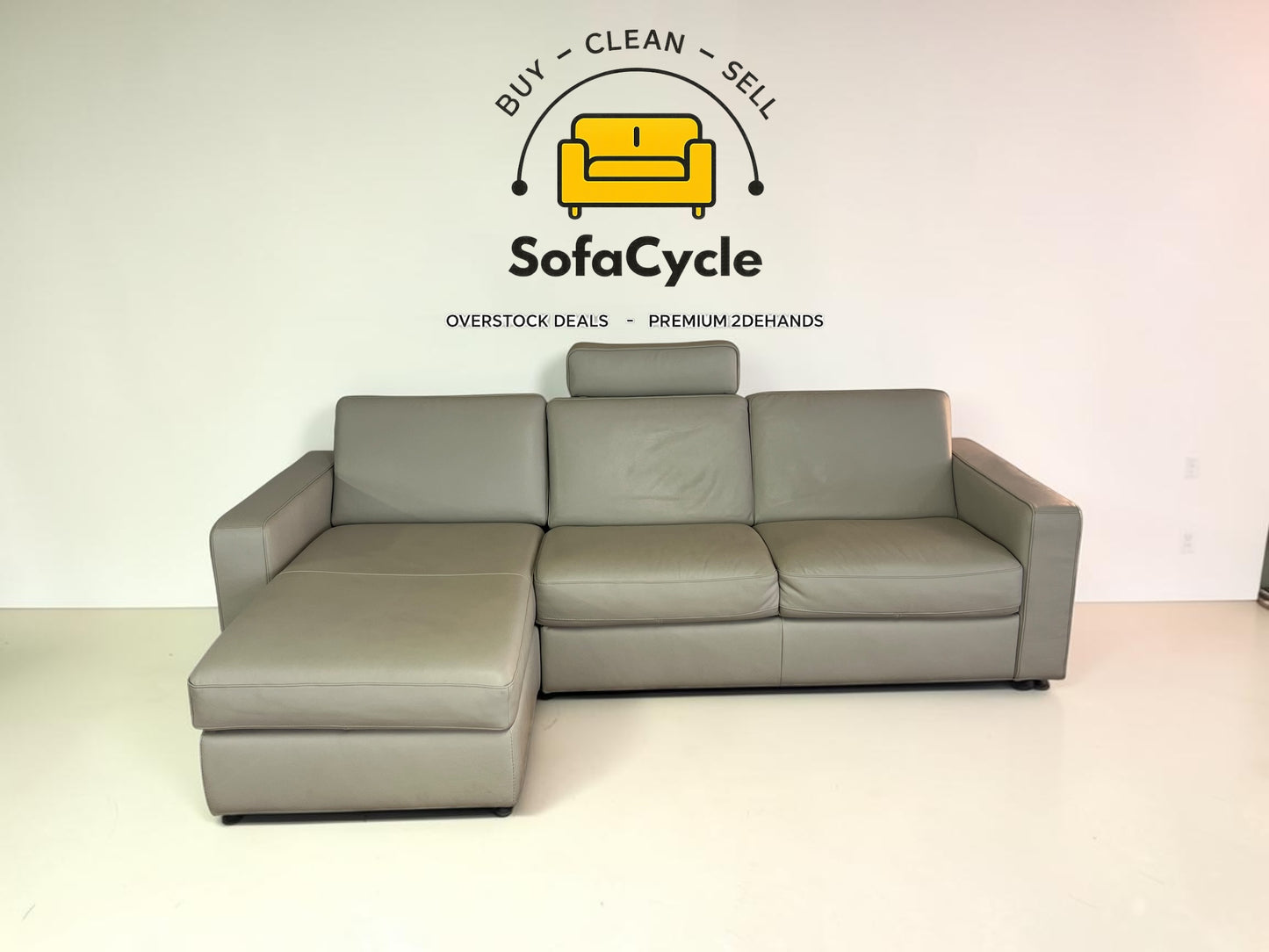 Editions hoekzetel beige met slaapfunctie – tweedehands