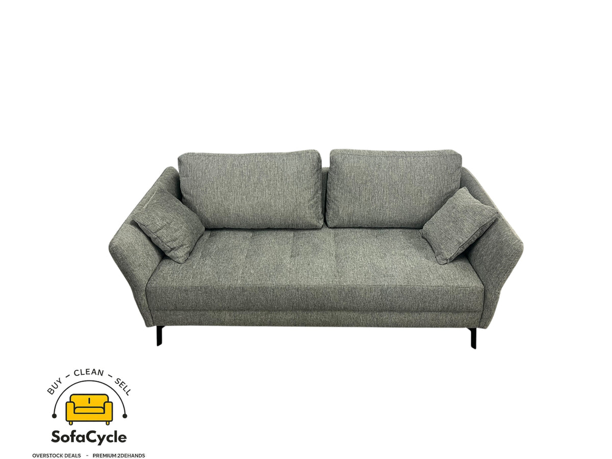 Tweezitsbank grijs Chateau d'Ax in stof – overstock