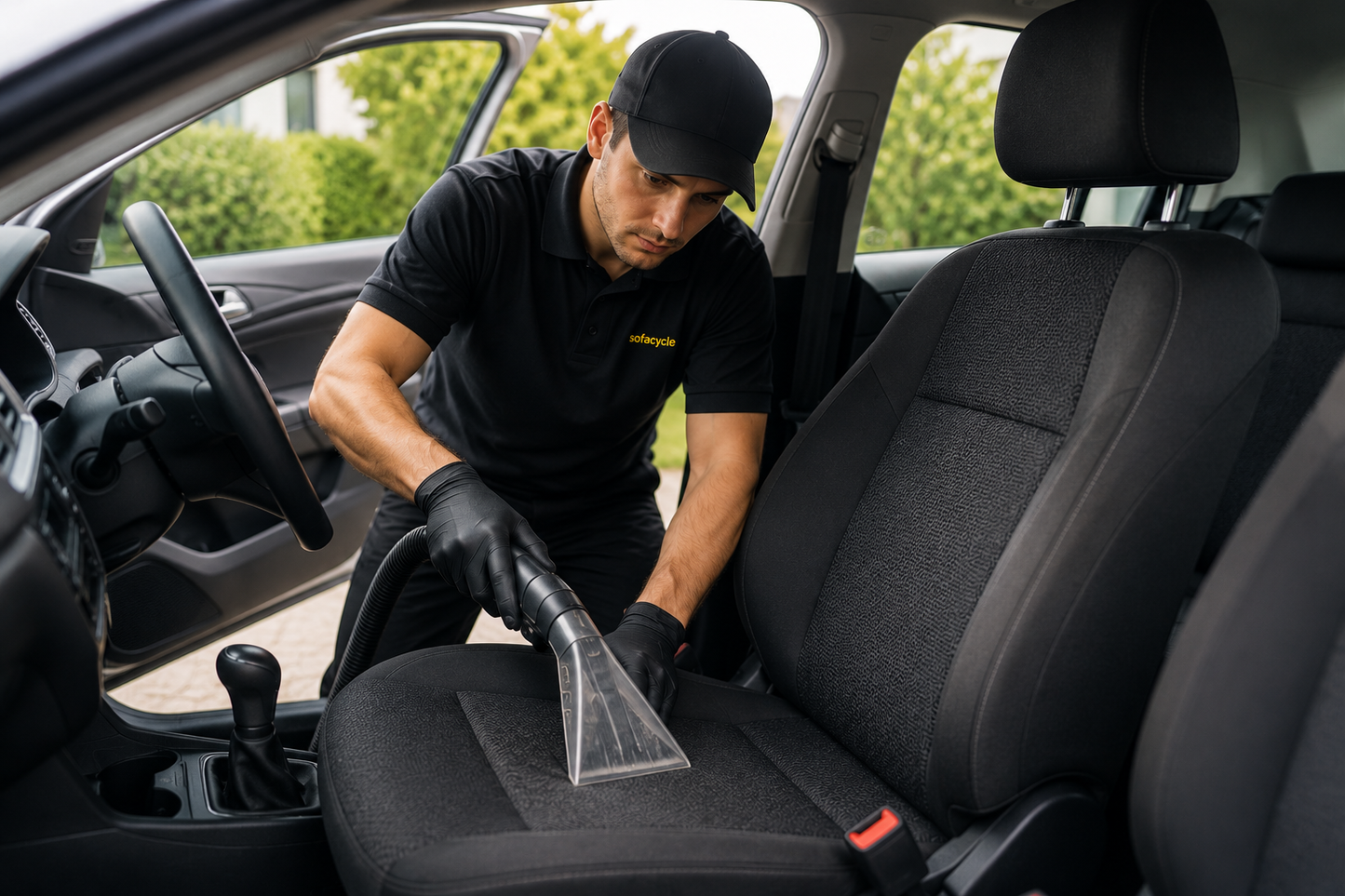 Dienst: reiniging autostoelen (in de showroom)