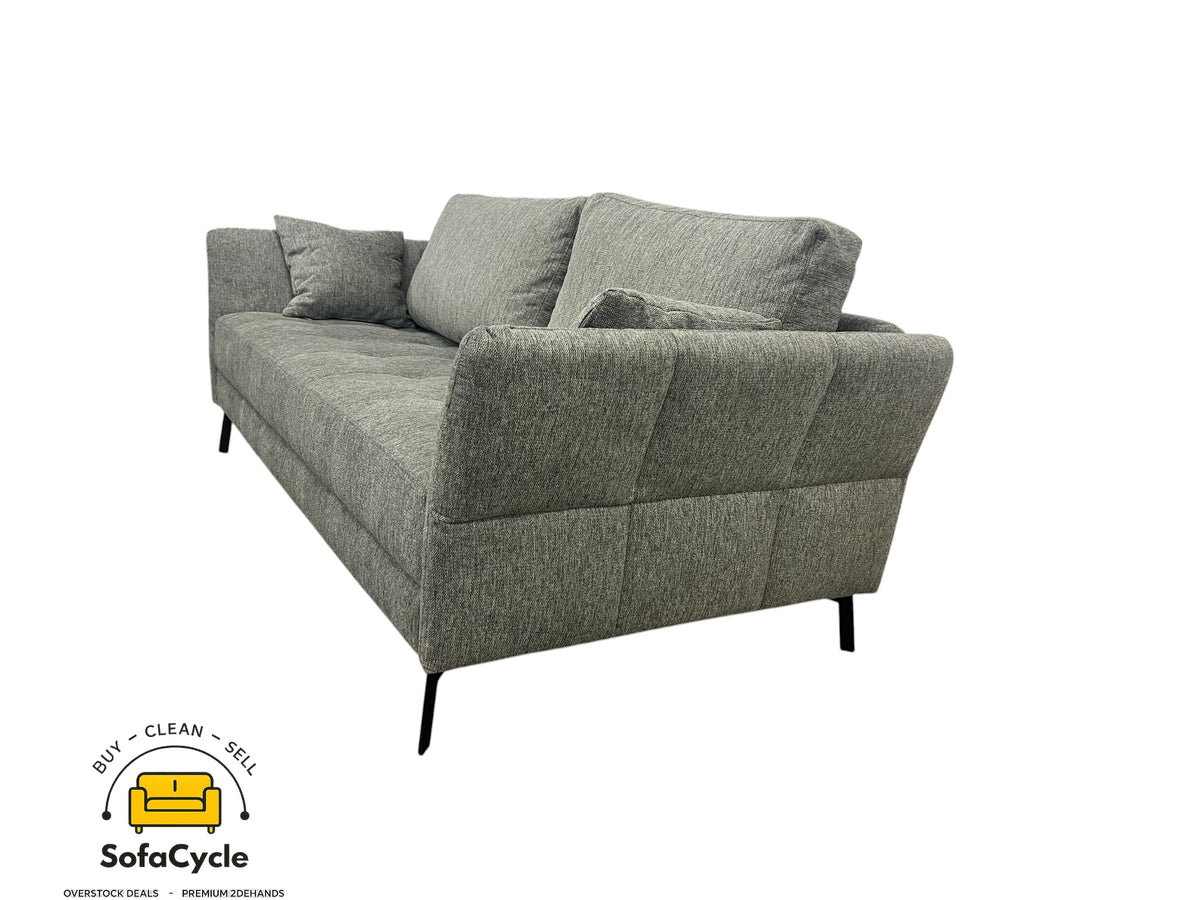 Tweezitsbank grijs Chateau d'Ax in stof – overstock